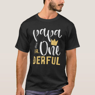 Camiseta Papá do Sr. Onemagistral primeiro aniversario Prim
