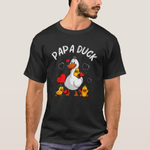 Camiseta Papá Duck Engraçado Presente No Pato Para Homens P