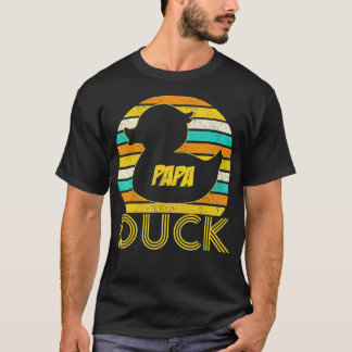 Camiseta Papa Duck Rubber Duck Matching Family Cute