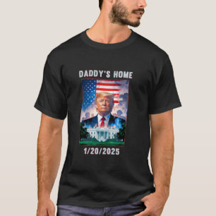 Camiseta Papá em casa Donald Trump 2024 T Shirt