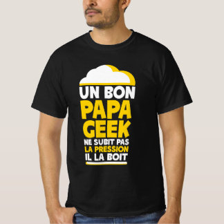 Camiseta Papa Geek Bière Pression