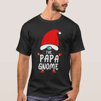 Camiseta Papá Gnomo Bonito Feliz Natal Pajama Matchin