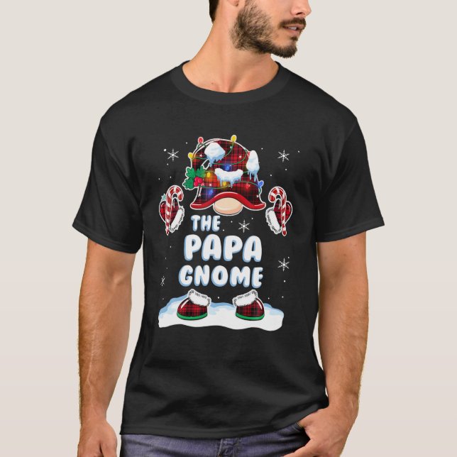 Camiseta Papá Gnomo - Confrontos de Natal do Grupo (Frente)