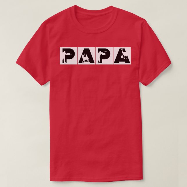 Camiseta Papa Hunter (Frente do Design)
