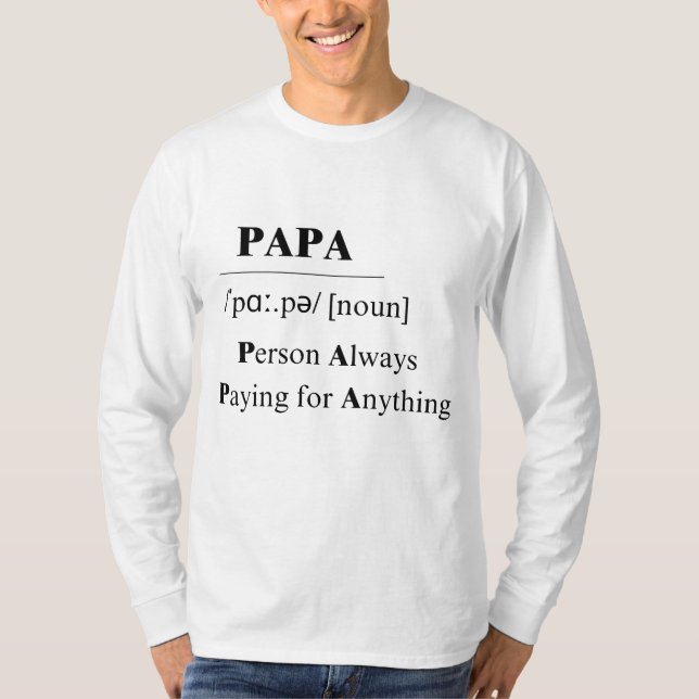 Camiseta PAPA is.. (Frente)