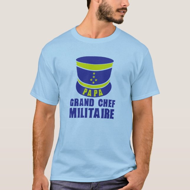 Camiseta papa_kepi_chef_militaire_1 (Frente)