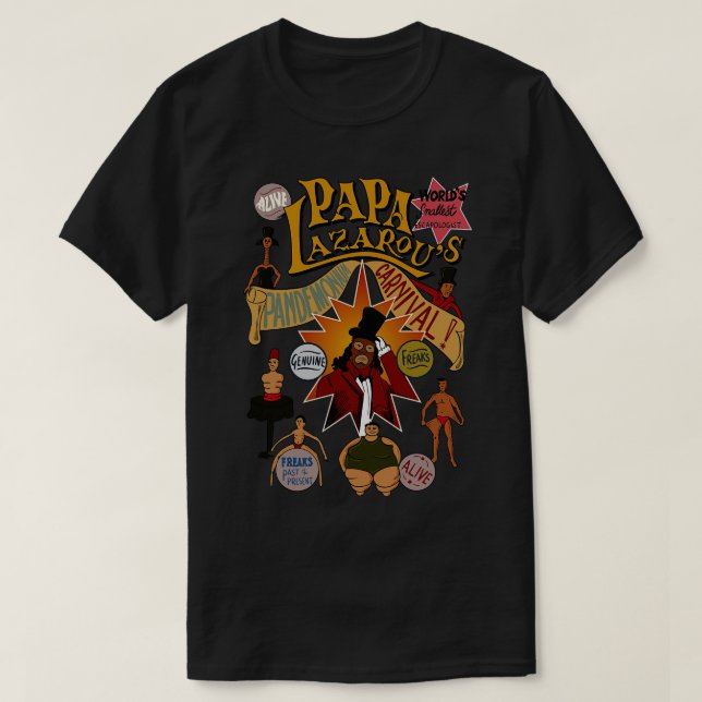 Camiseta Papá Lazarous, rival de Pandemónio (Frente do Design)