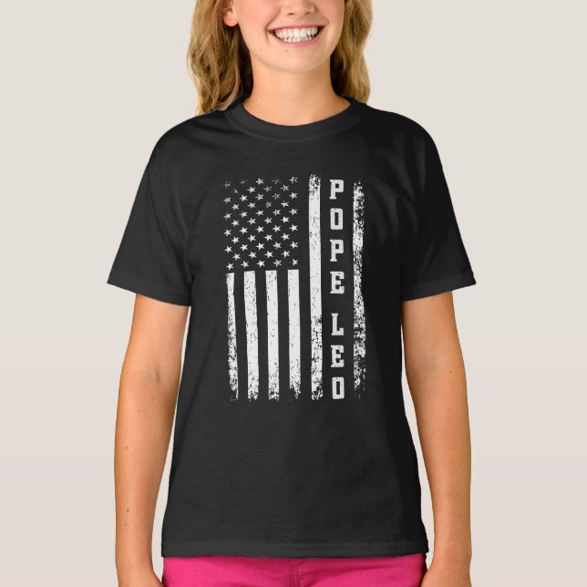 Camiseta Papa Leão 16º Leão XIV (Frente)