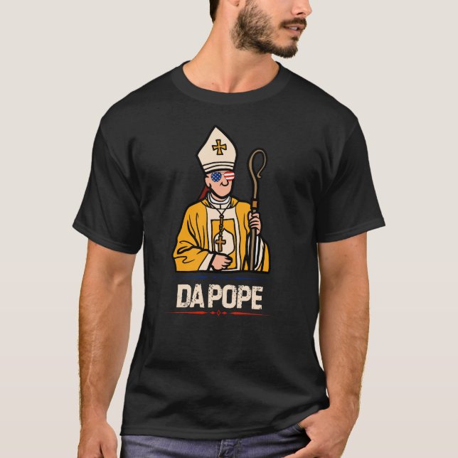 Camiseta Papa Leão XIV, Primeiro Papa Histórico Americano (Frente)