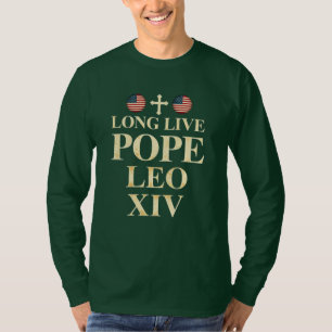 Camiseta Papa Leão XIV - Uma nova era da fé e da liberdade