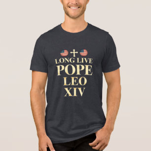 Camiseta Papa Leão XIV - Uma nova era da fé e da liberdade