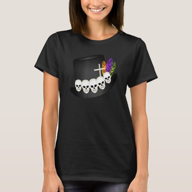 Camiseta Papá Legba é o melhor chapéu (Frente)