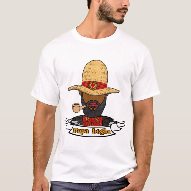 Camiseta Papa Legba Retrato (Frente)