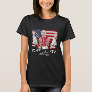 Camiseta Papa Leo Xiv Robert Francis Impede Primeiro Americ