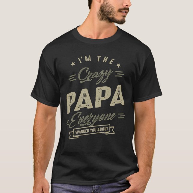 Camiseta Papá Louco (Frente)