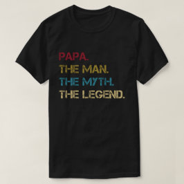 Camiseta Papa Man Myth Legend pai Padre Gift