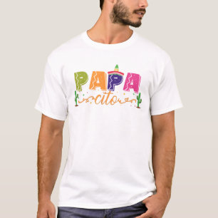 Camiseta Papa Matching primeiro aniversario Fiesta Party, M