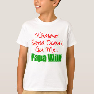 Camiseta Papá melhor do que o papai noel