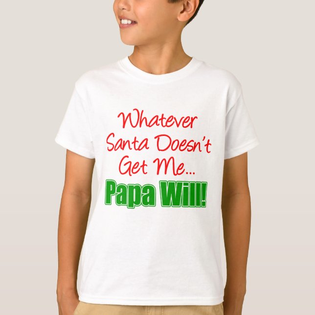 Camiseta Papá Melhor Que Papais noeis (Frente)