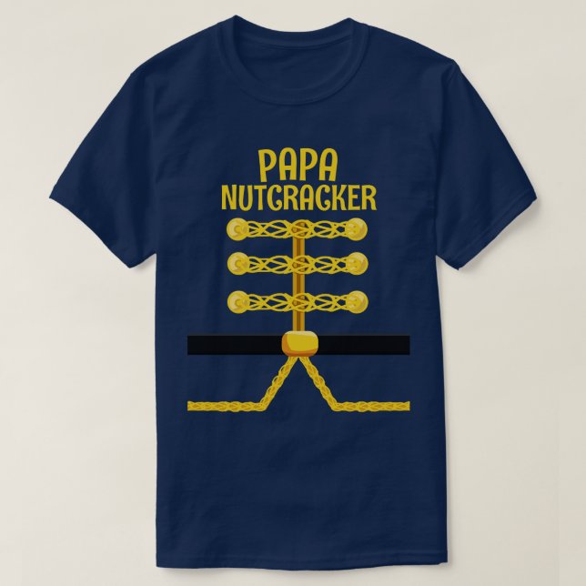 Camiseta PAPA Noz-Cracker Matando Natal (Frente do Design)