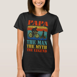 Camiseta Papá O Homem O Mito A Piada Da Pai Da Lenda