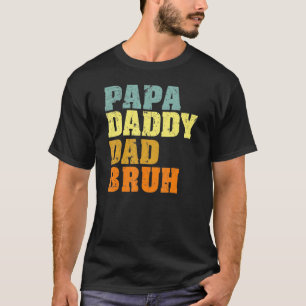 Camiseta Papá Pai Bruh Que Ama Do Filho Meninos Pai