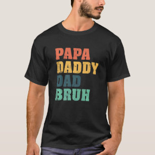Camiseta Papá Pai Bruh Que Ama Do Filho Meninos Pai