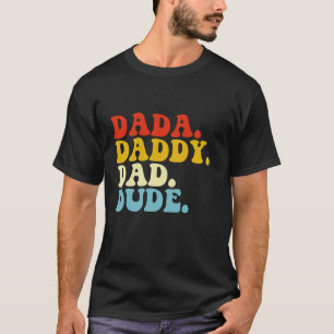 Camiseta Papá Pai do papai Dia dos Pais Engraçados Homens d