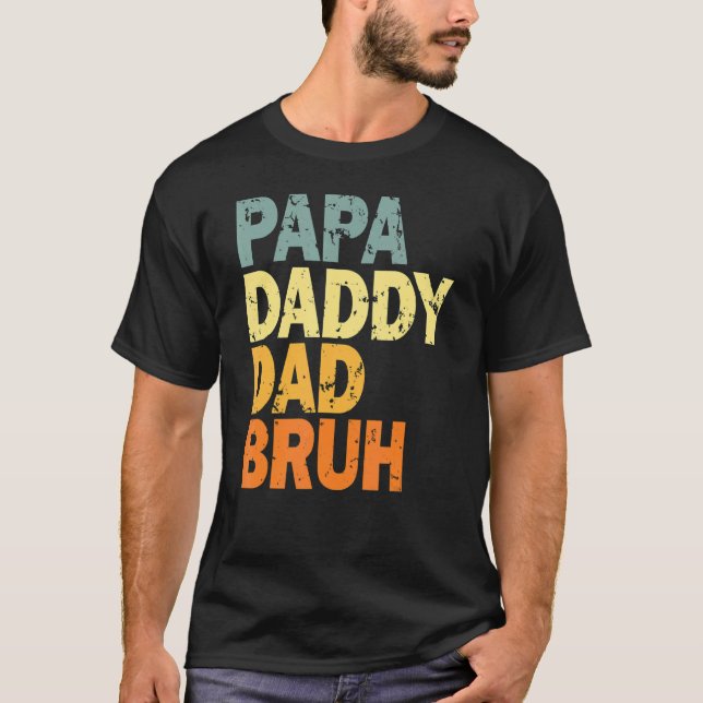 Camiseta Papa Pai Pai Bruh 5 (Frente)