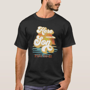 Camiseta Papa Pai Vem O Chapéu Da Família Chá de fraldas