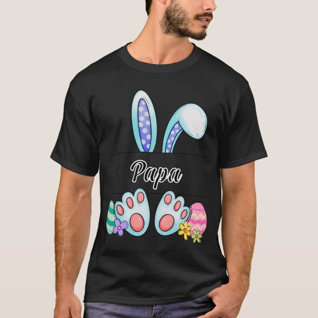 Camiseta Papa Páscoa Bunny (Frente)