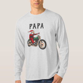 Camiseta Papá Personalizado para o Natal Chamado Presente