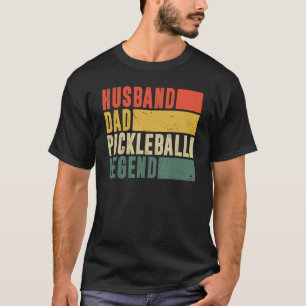 Camiseta Papa Pickleball Funny Husband Legenda do Pai Vinta
