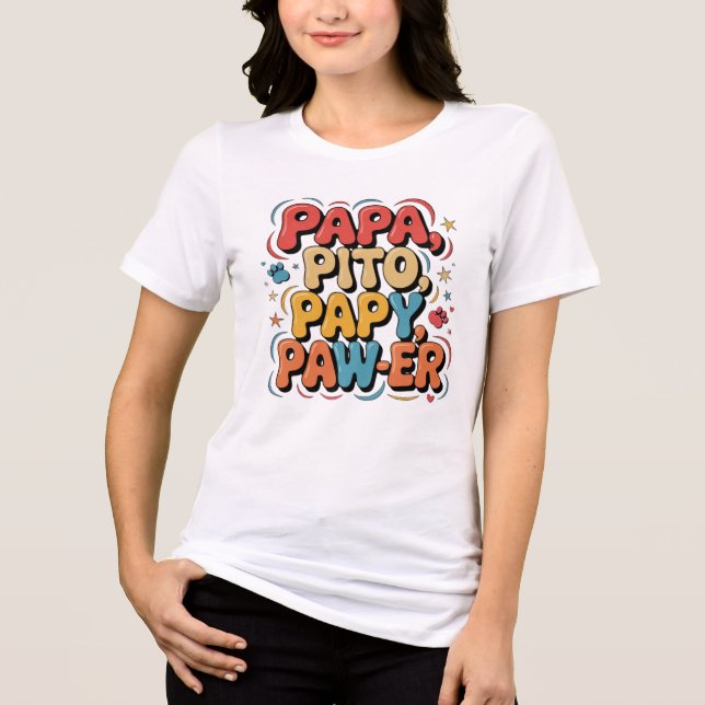 Camiseta Papa Pito Pappy Pawer (Frente)