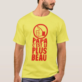 Camiseta papa plus beau pouce ok