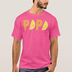 Camiseta Papá Primeiro Aniversário Pink Lemonade Outfit Le