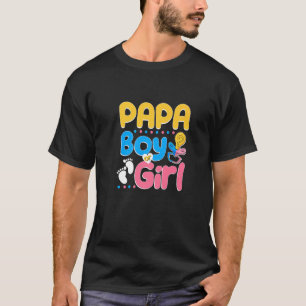 Camiseta Papá rosa ou azul ama você o melhor Pai de qualque