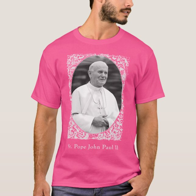 Camiseta Papa Santo John Paul Ii (Frente)