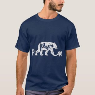 Camiseta Papa Urso com Três Cubos