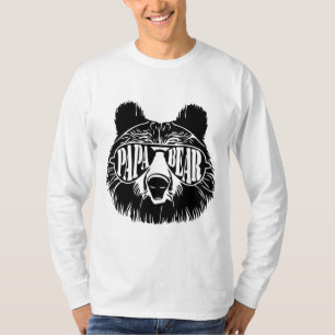 Camiseta Papa Urso Óculos de sol Pai Dia de os pais Avô