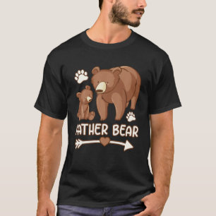 Camiseta Papa Urso Para Dia de os pais, Urso Pai Para Papa