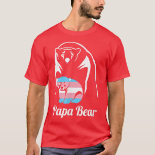 Camiseta Papa Urso Transgênero Pai Transgênere Transgênere