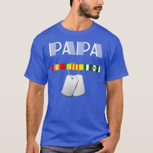 Camiseta Papa VietNam Veteran VietNam Veteran Gifts