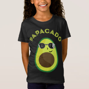 Camiseta Papacado Avocado Pai Fruta de Verão Padre Guacamol