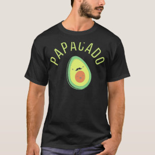 Camiseta Papacado Um Pai Avocado Com Filho