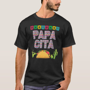 Camiseta Papacita Taco Cinco De Mayo Pai Fiesta Par Mexican