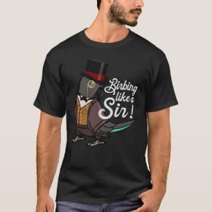 Camiseta Papagaio A Apontar Como Senhor Eu Refiro-Me A Papa