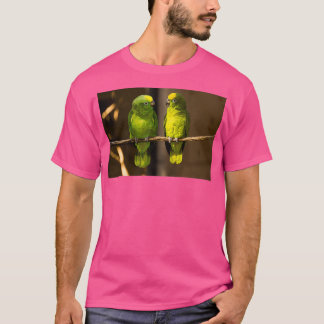 Camiseta papagaio-amarelo