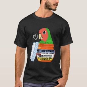 Camiseta Papagaio Antidepressivo Bonito, Enfrentava Amor Ve