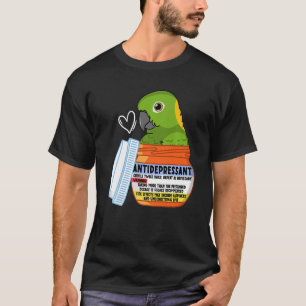 Camiseta Papagaio-antidepressivo Bonito I Amarelo napolitan